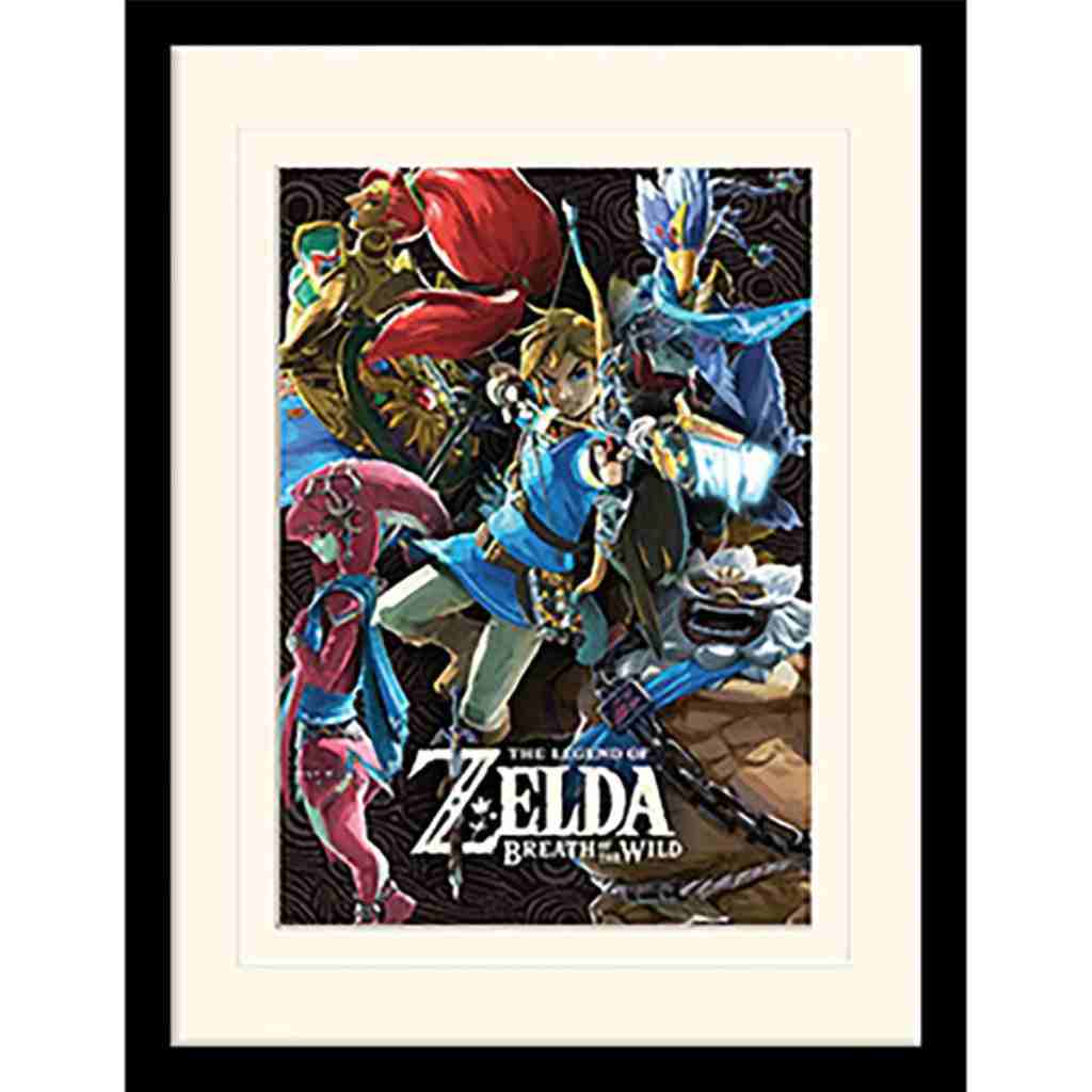 Pyramid - The Legend Of Zelda: Botw - Champions 30 X 40Cm frame