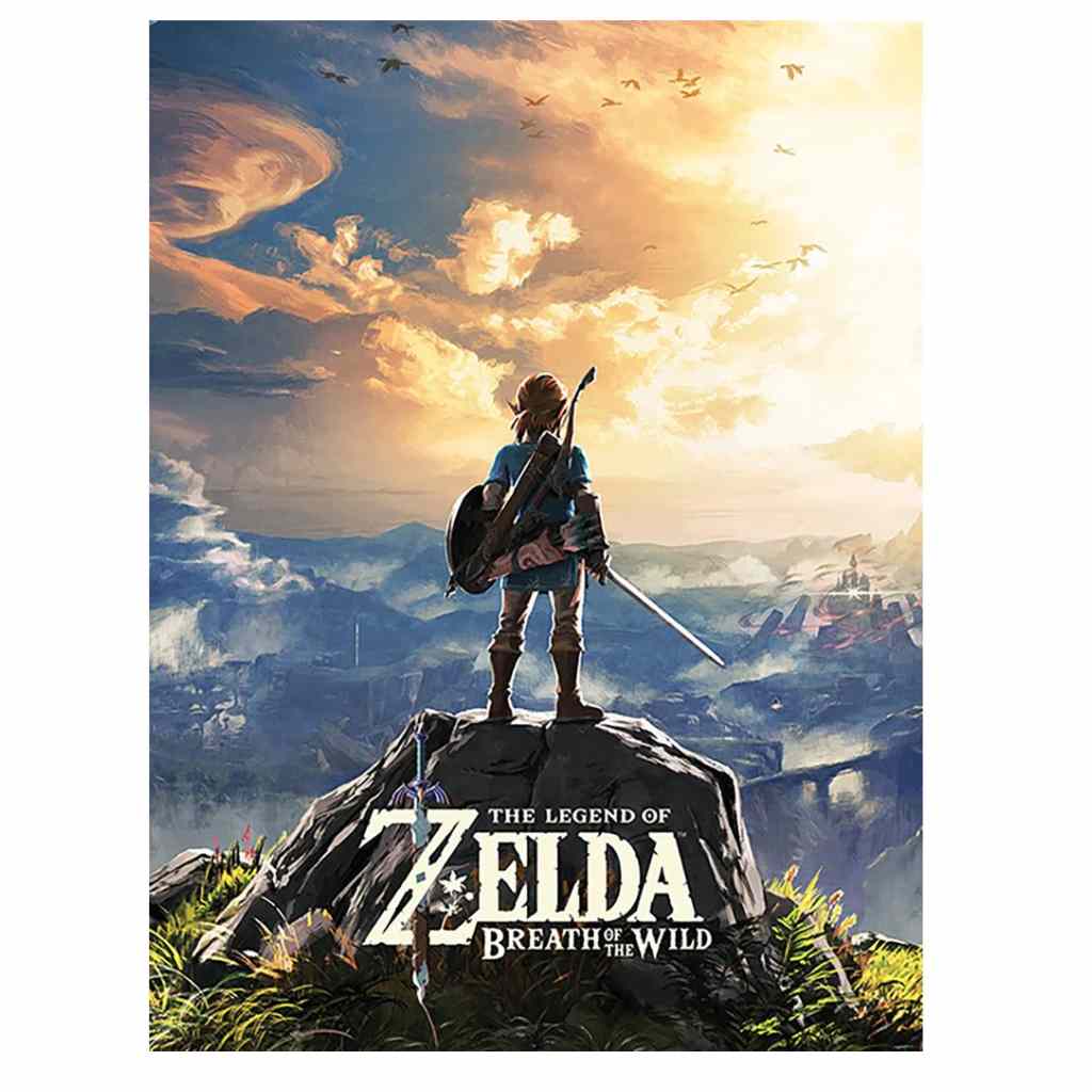 Pyramid - The Legend Of Zelda: Breath Of The Wild - Sunset 60X80 Frame