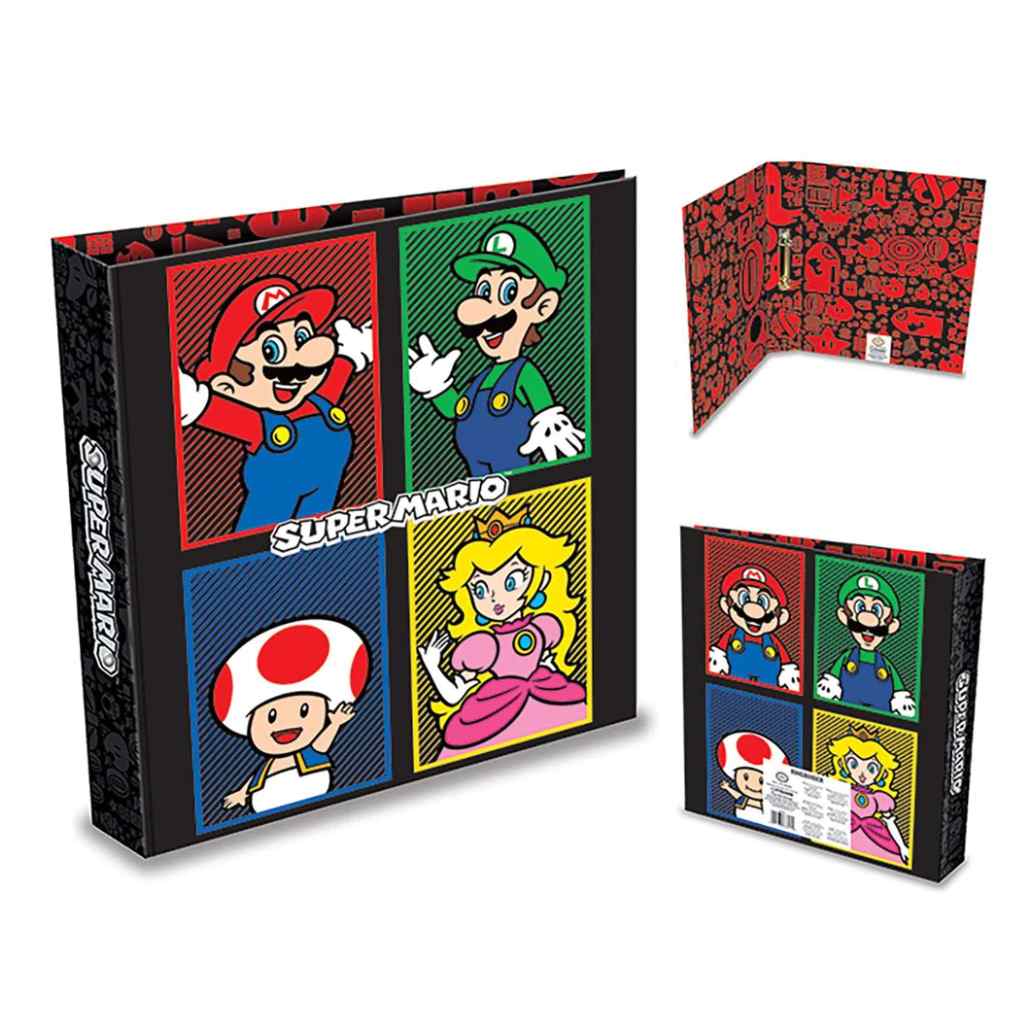 Pyramid - Super Mario - 4 Colour A4 Ring Binder