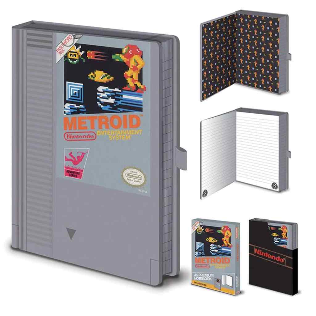 Pyramid - Nintendo -Nes - Metroid Cartridge Notebook