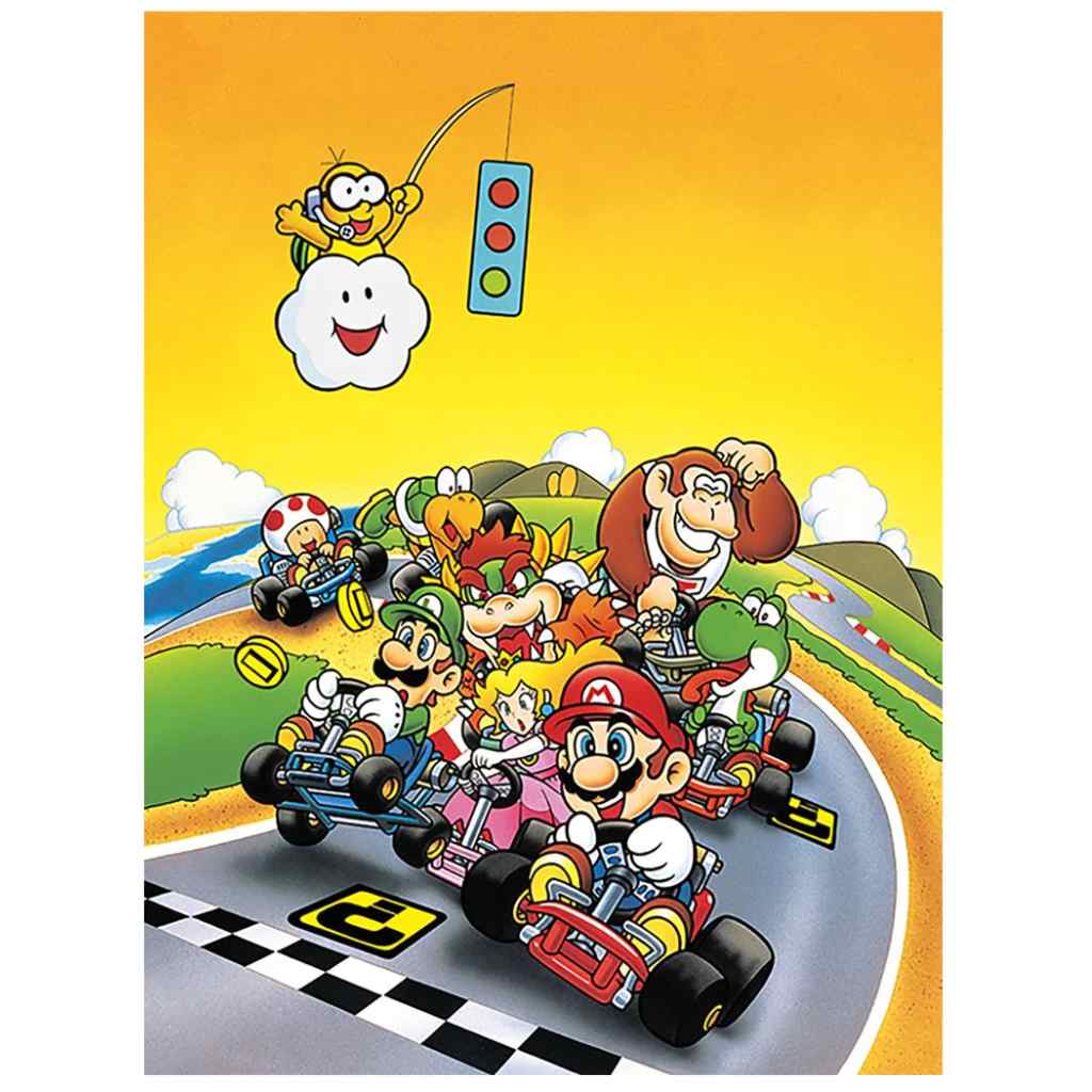 Pyramid - Super Mario Kart - Retro Framed