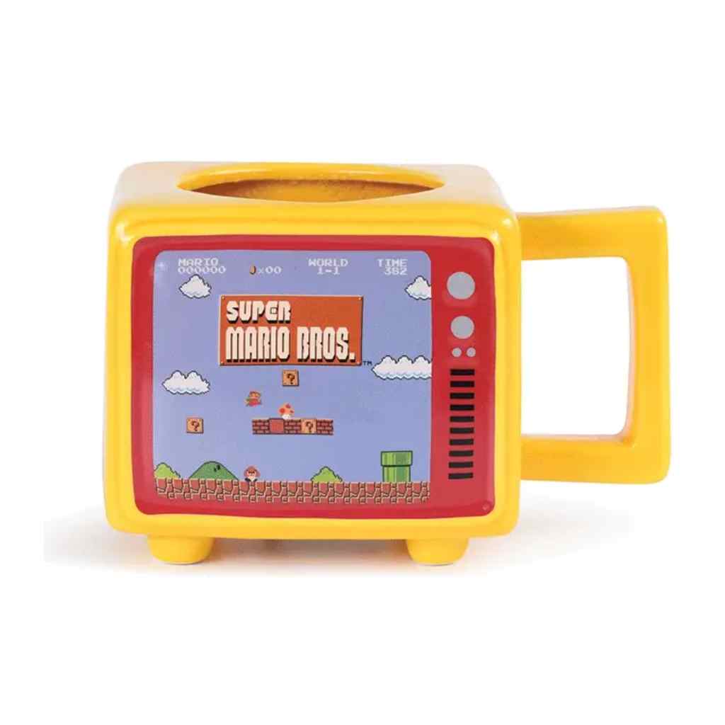Pyramid - Super Mario Bros - Like A Boss Retro Tv Heat Change Mug
