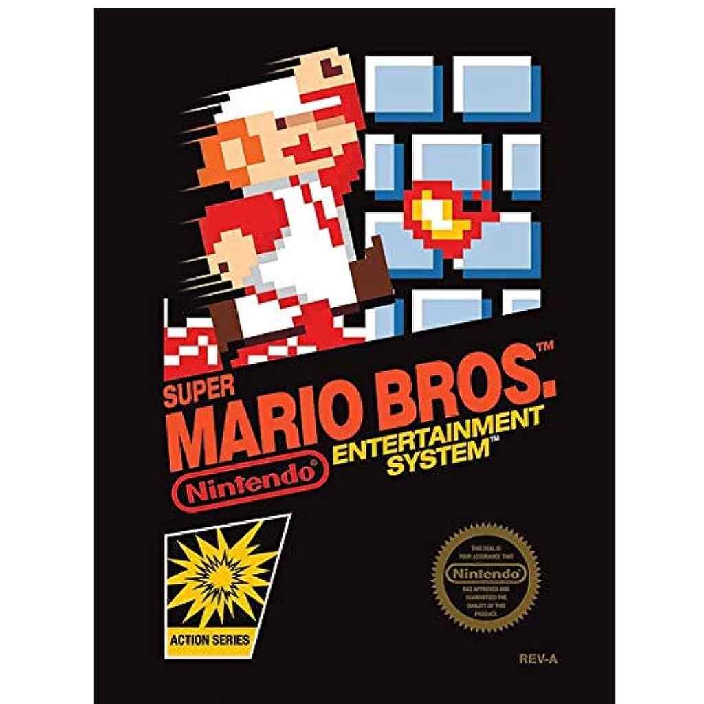 Pyramid - Super Mario Bros. - Nes Cover - 30X40 Frame