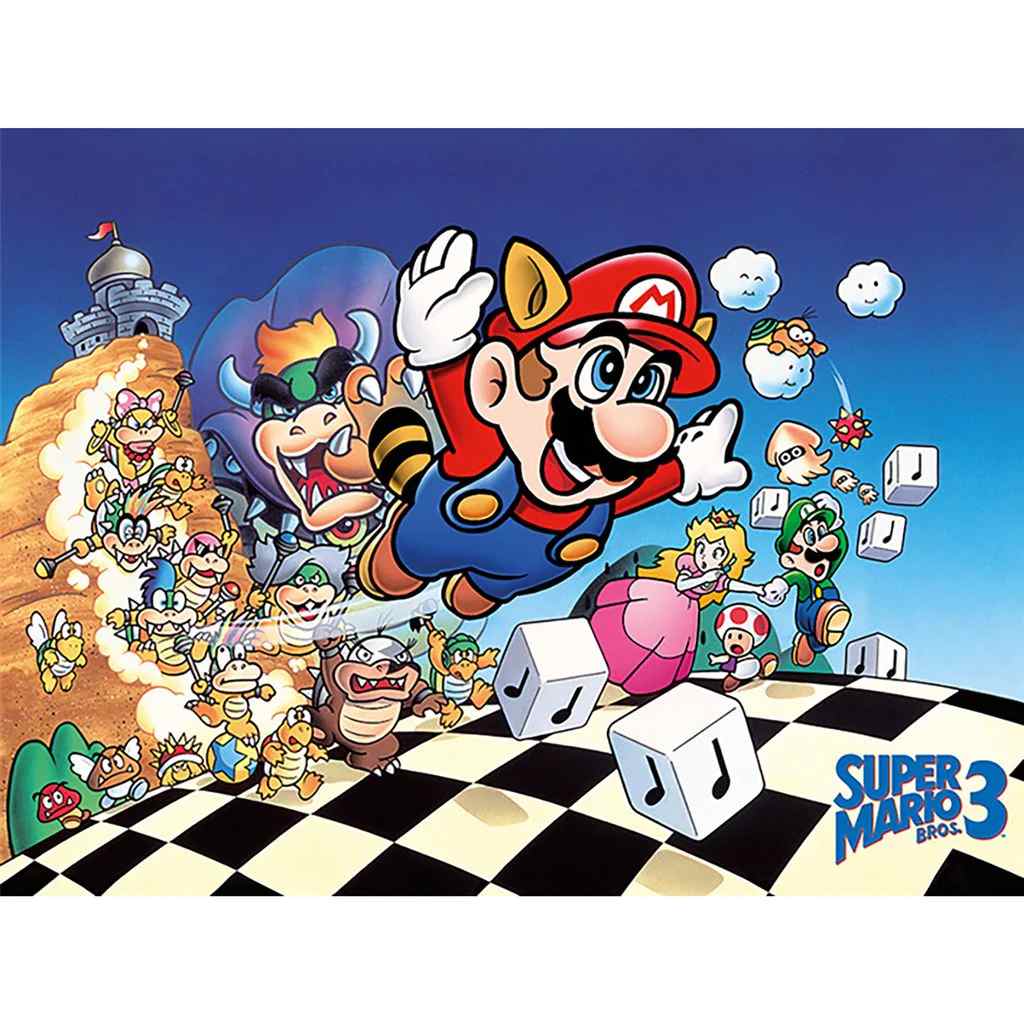 Pyramid - Super Mario Bros. 3 -Art - 30X40 Frame