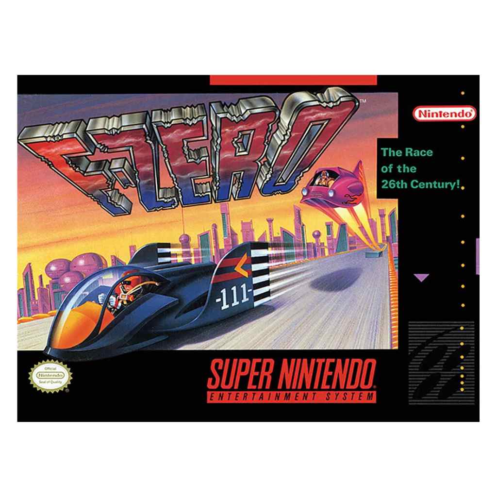Pyramid - Super Nintendo - F-Zero 30X40 Frame
