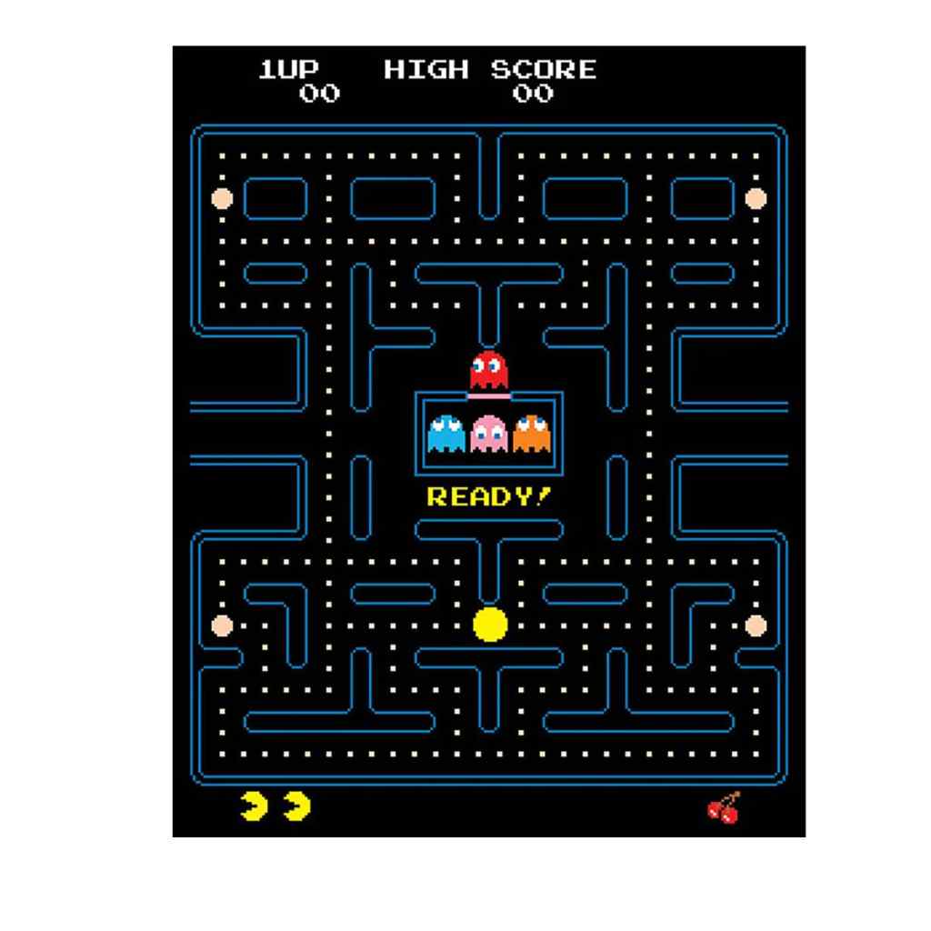 Pyramid - Pac-Man - Maze 40X50 Frame