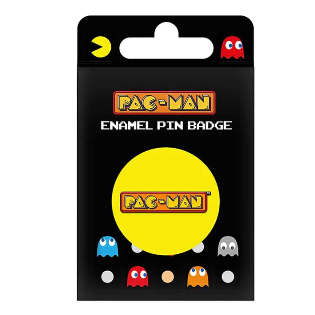 Pyramid - Pac Man - Logo Enamel Pin Badge