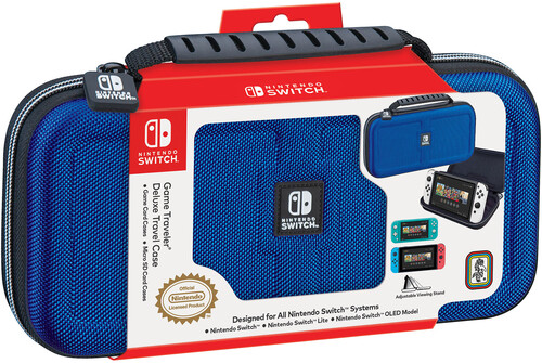 RDS Industries -  NS Game Traveler Deluxe Travel Case - Blue Case