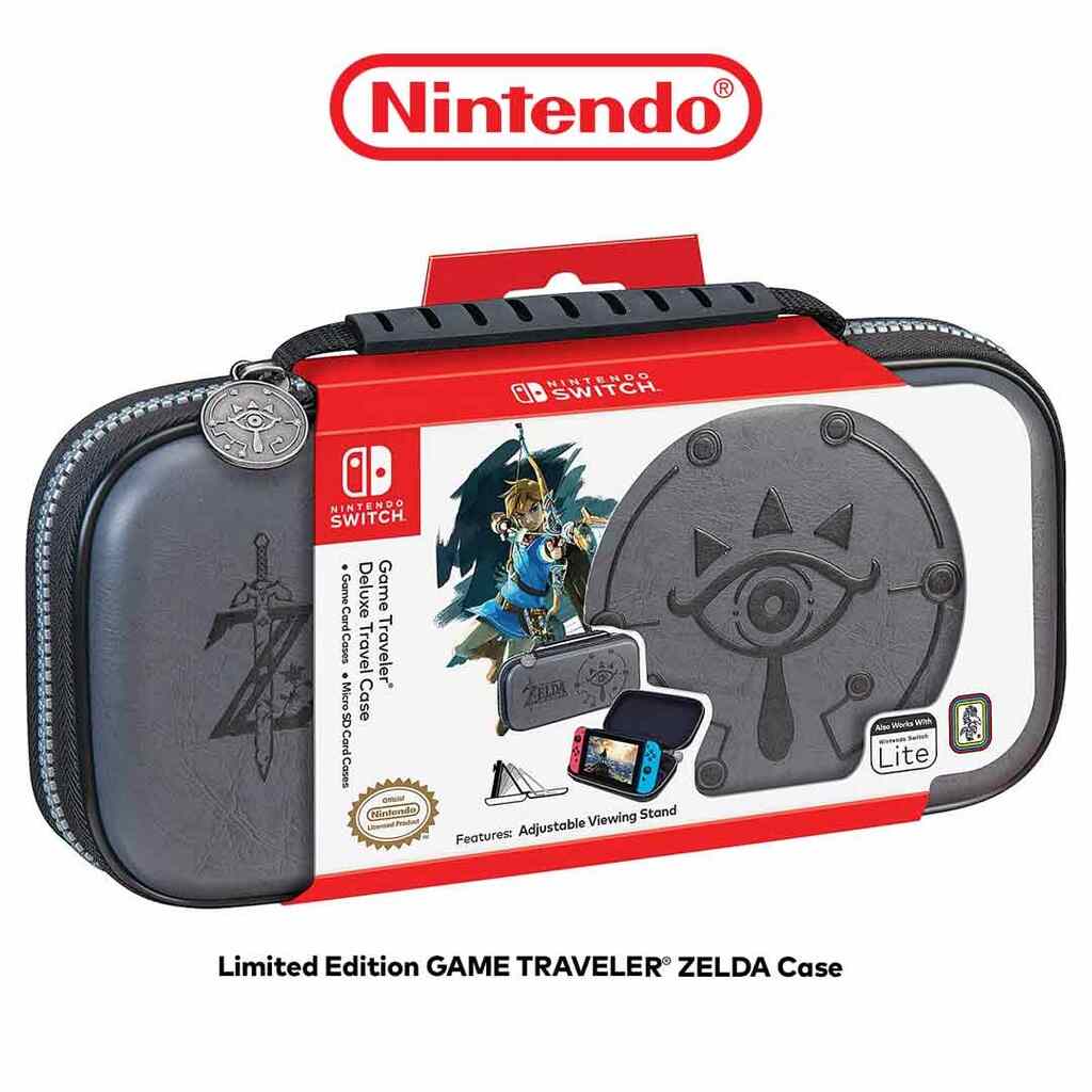 RDS Industries -  NS Game Traveler Deluxe Travel Case - Zelda Shelkah Eye