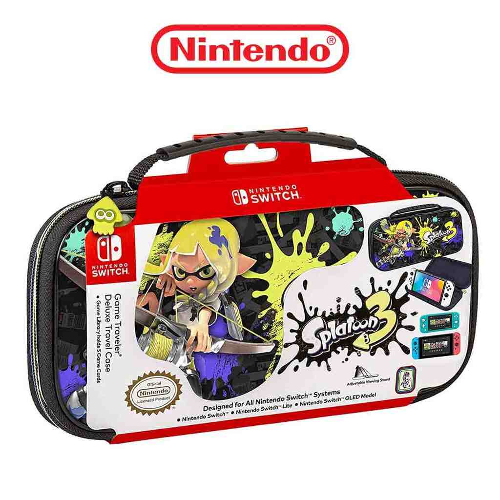 RDS Industries -  NS Game Traveler Deluxe Travel Case - Splatoon 3