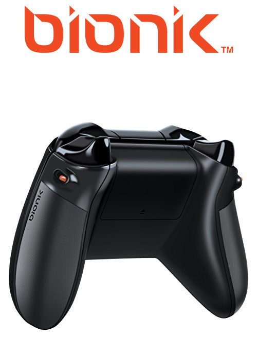 Bionik  Xbox One Quickshot Custom Controller Grip -Black and Gray