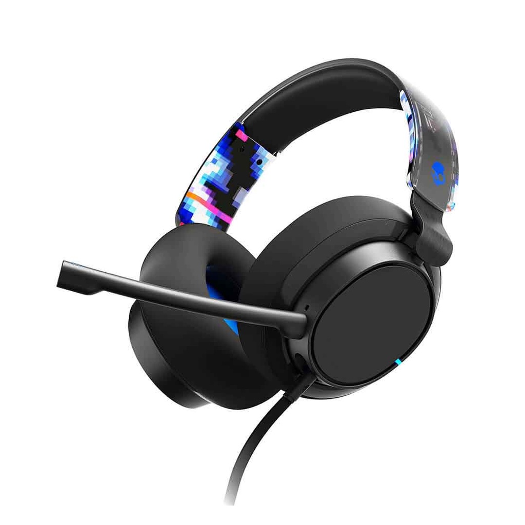 Skullcandy SLYR Pro Multi-Format Wired Gaming Headset - Black and Blue DigiHype