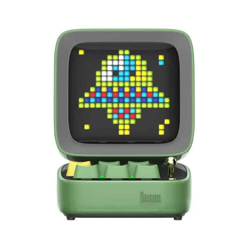 Divoom Ditoo-Mic Mini Karaoke Machine Pixel Art Bluetooth Speaker - Green