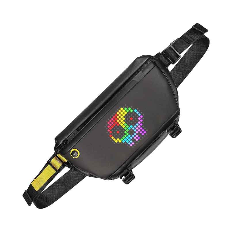 Divoom Sling Bag Pixel Art LED Daypack - Black