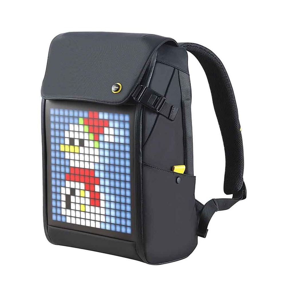 Pixoo Backpack-M Innovative Smart LED Backpack - Black