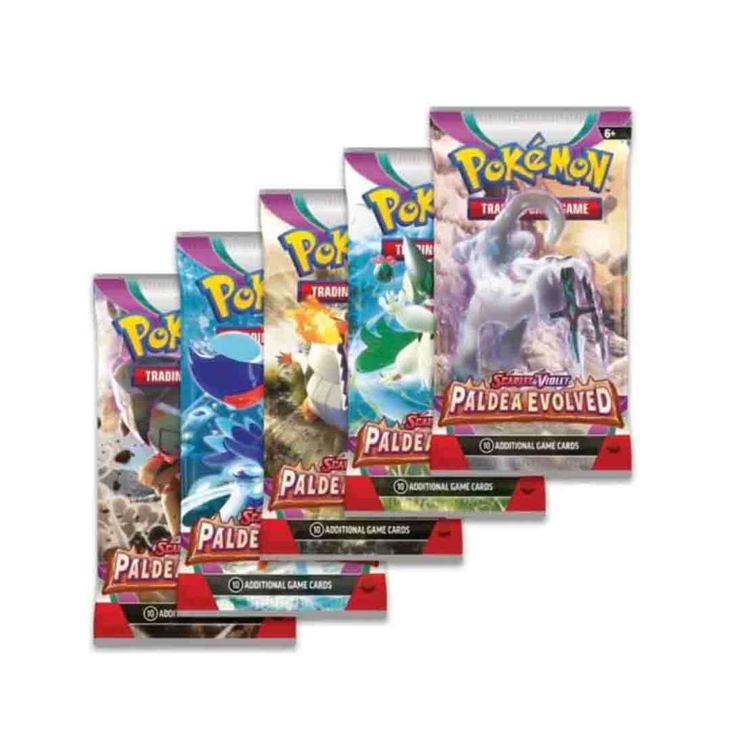 Pokemon TCG: Scarlet & Violet 2 Paldea Evolved Booster Pack (Single Pack - 10 Cards)