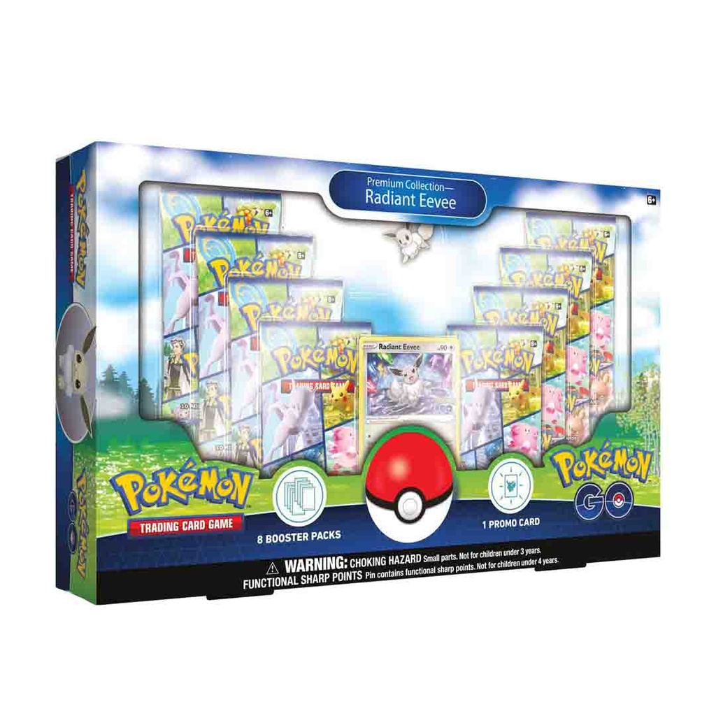 Pokemon TCG: Sword & Shield 10.5 Pokemon Go Premium Collection Radiant Eevee Box