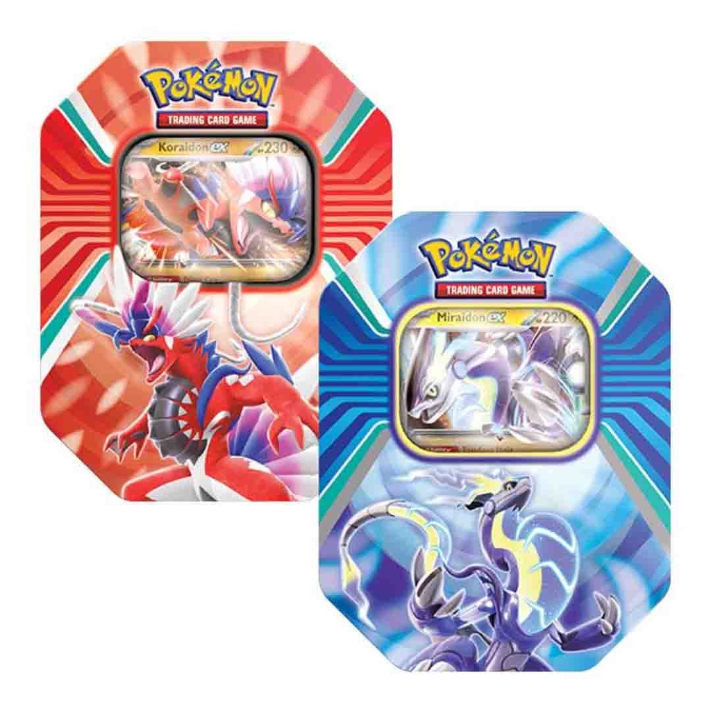 Pokemon TCG: Paldea Legends Tin (Koraidon/Miraidon)