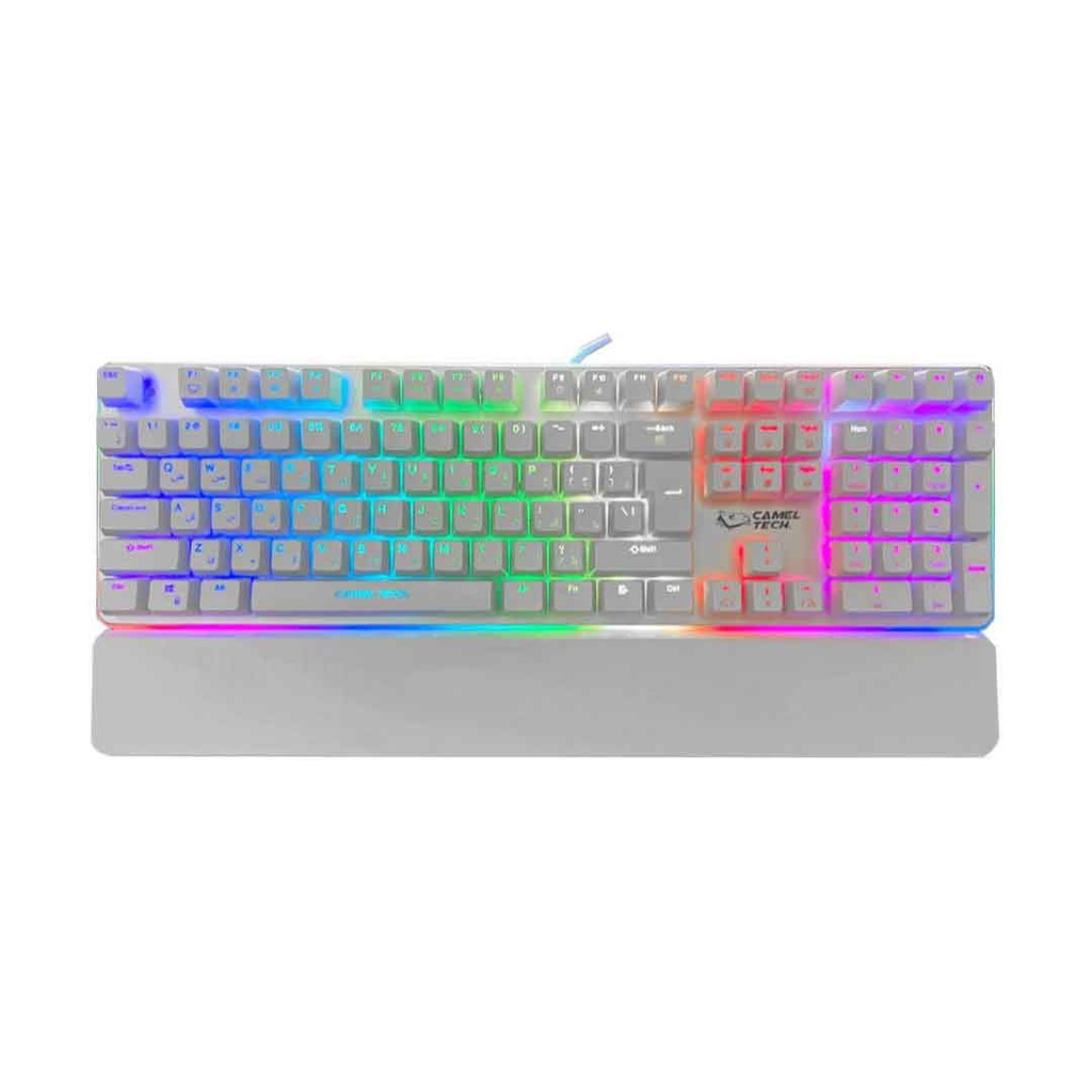 Camel Tech Sahara Keyboard/Red Switch - White