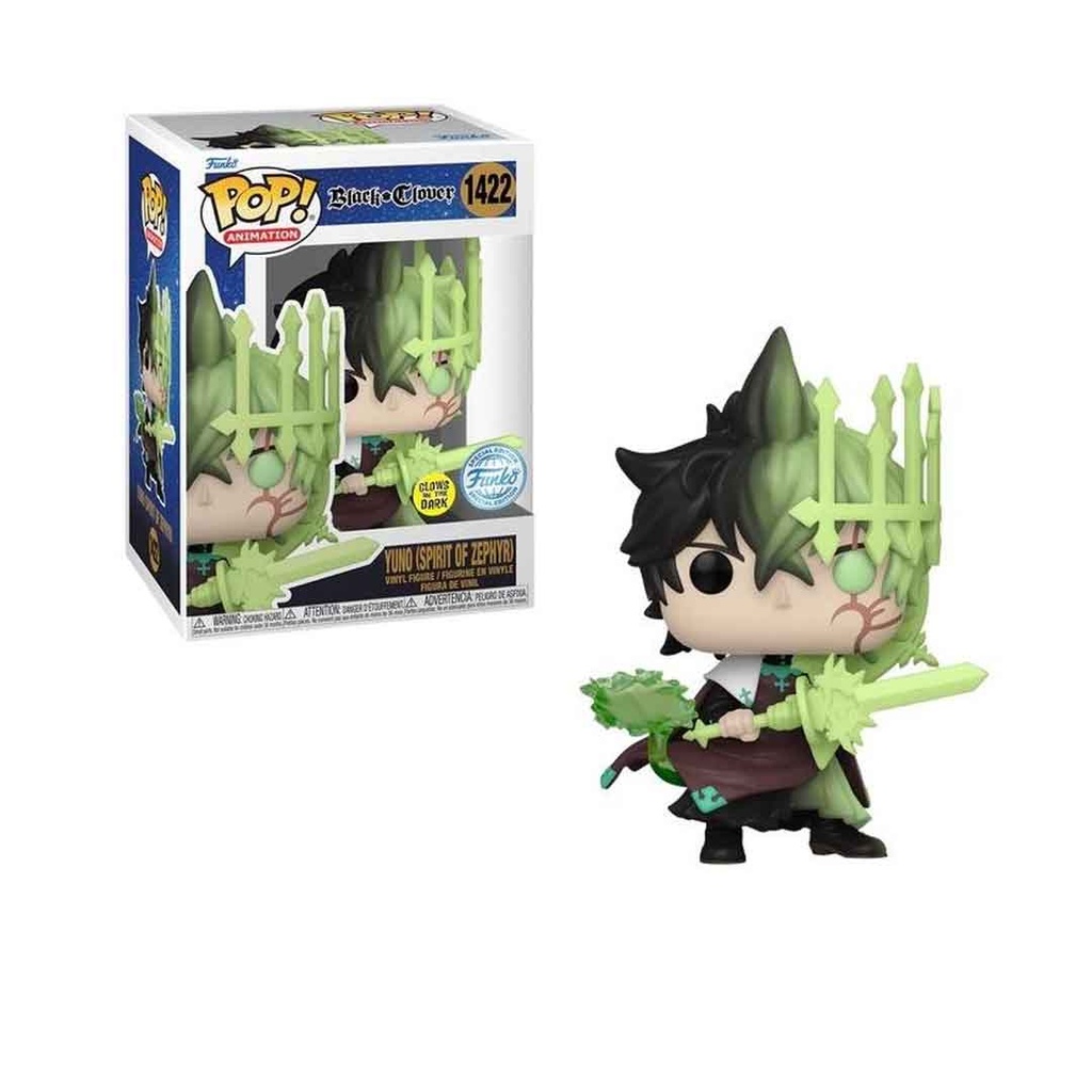 Funko Pop! Animation: Black Clover - Yuno (Spirit of Zephy)(Exc)