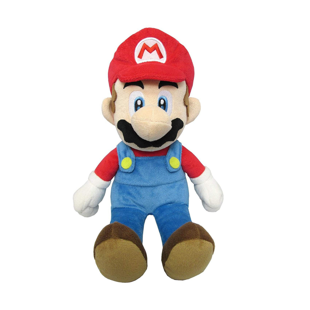 San Ei Super Mario All Star Collection 17 Mario M Size Plush Doll