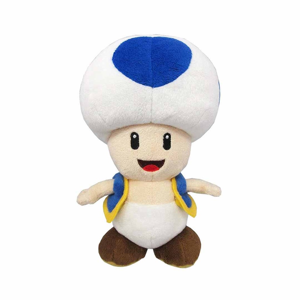 San Ei  Super Mario all star collection ac31 blue toad 8" Plush
