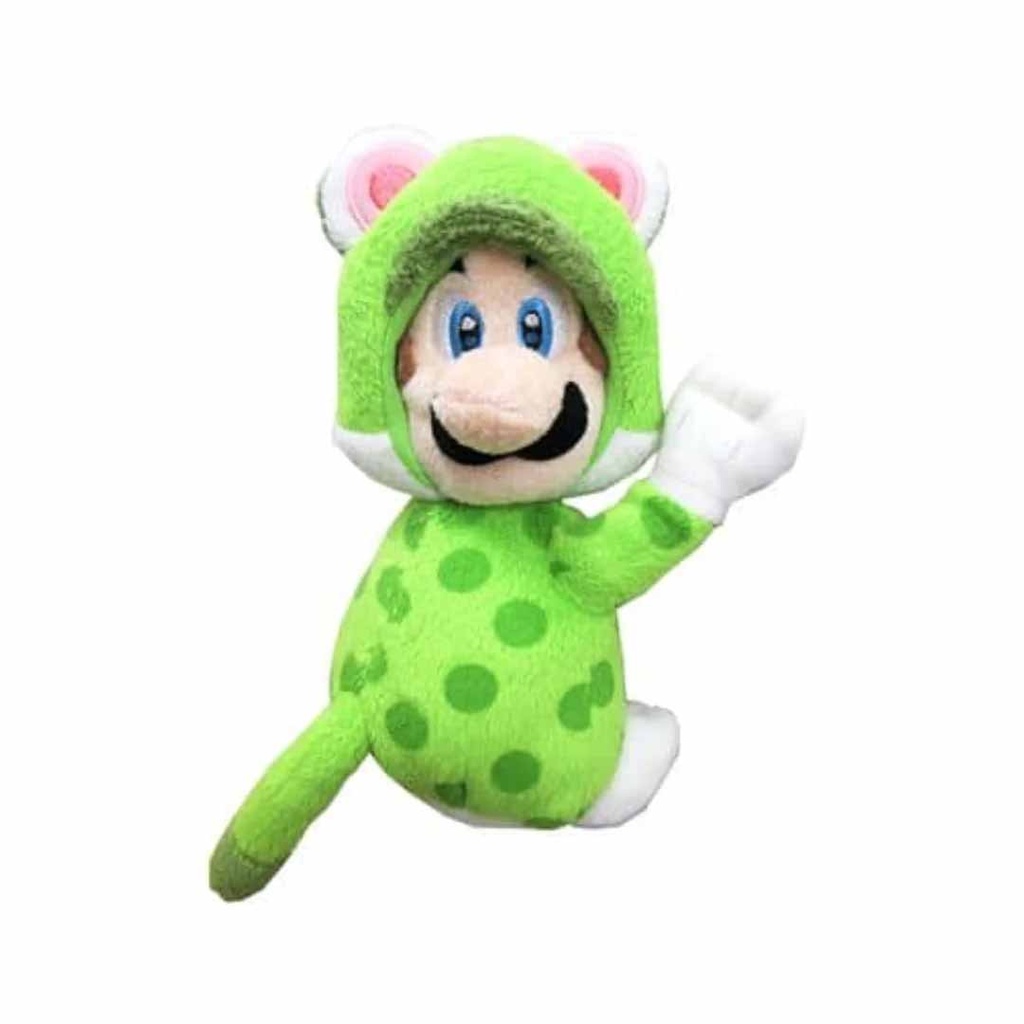 San Ei Super Mario Luigi cat version with magnetic hands Plush