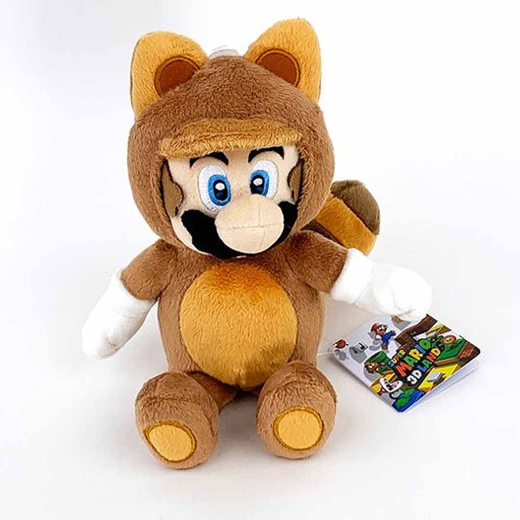 San Ei  Super Mario raccoon taNooki 8 Mario Plush doll