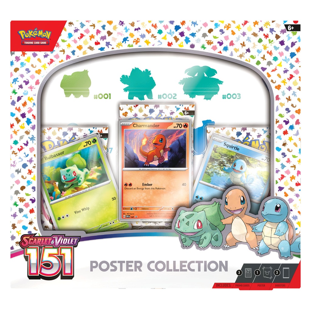 Pokemon TCG: Scarlet & Violet 3.5 - 151 Poster Collection Box