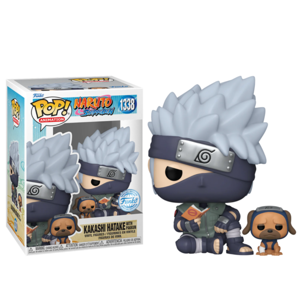 Funko Pop! Animation: Naruto - Kakashi with Pakkun (Exc) Figure