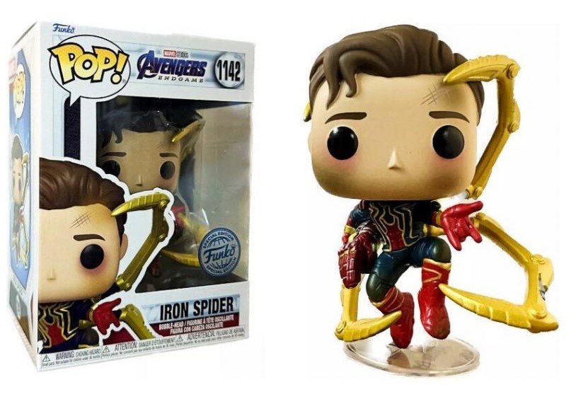 Funko Pop! Marvel: Avengers Endgame - Unmasked Spider-Man (Exc) Figure