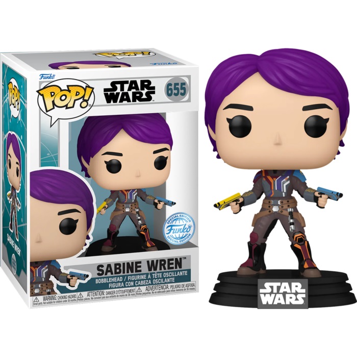 Funko Pop! Star Wars: Ahsoka - Sabine Wren (Exc) Figure