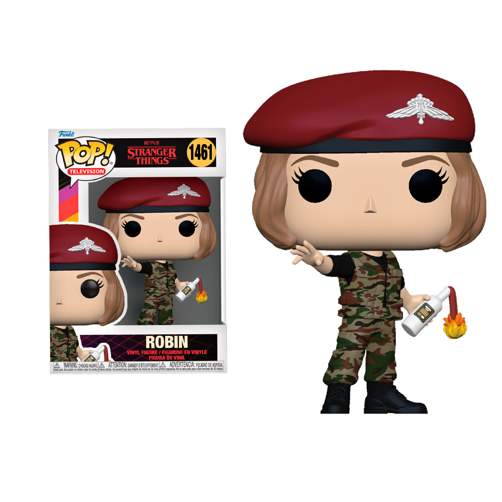 Funko Pop! Tv: Stranger Things S4 - Hunter Robin with Cocktail Figure