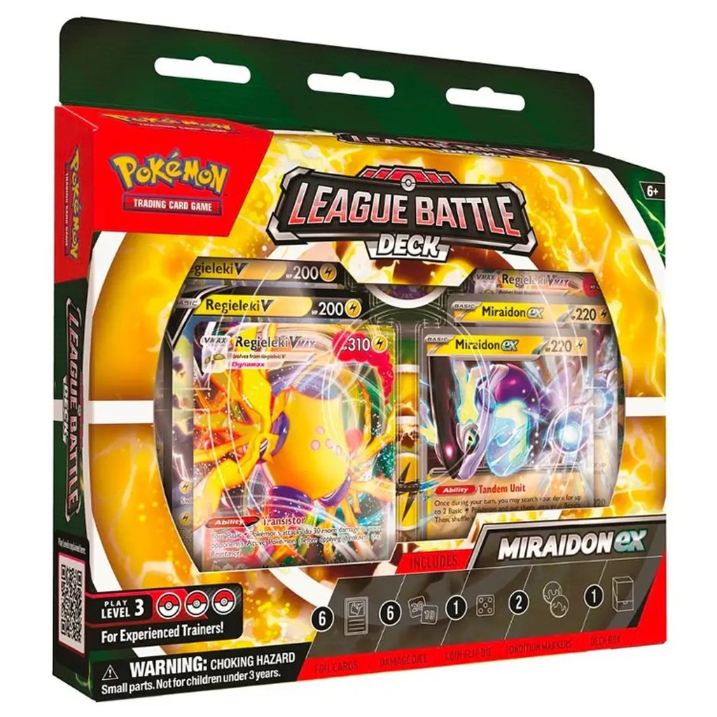 Pokemon TCG: Miraidon Ex League Battle Deck Box