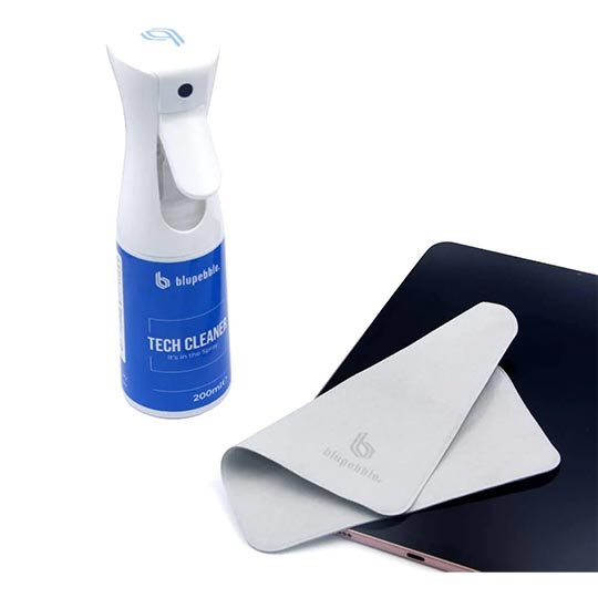 Blupebble Tech Cleaner, cleaning spray 200ml with Alcantara cloth 