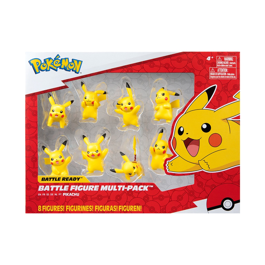 Pokemon Battle Figure Pickachu 8 Pack 2"