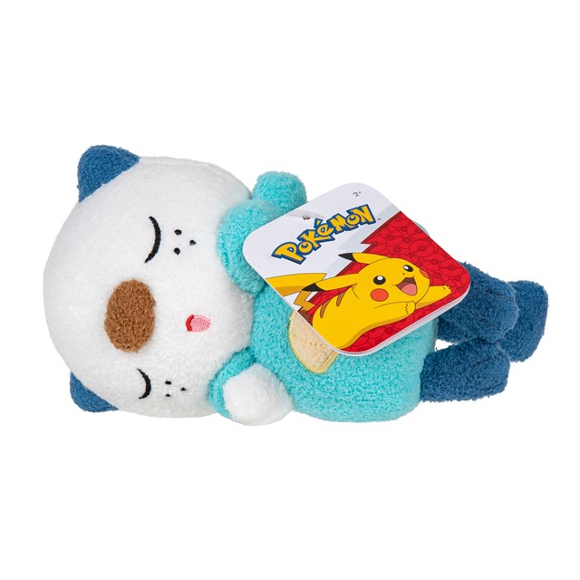 Jazwares Pokemon Plush Sleeping 5" (Pikachu/Oshawott)