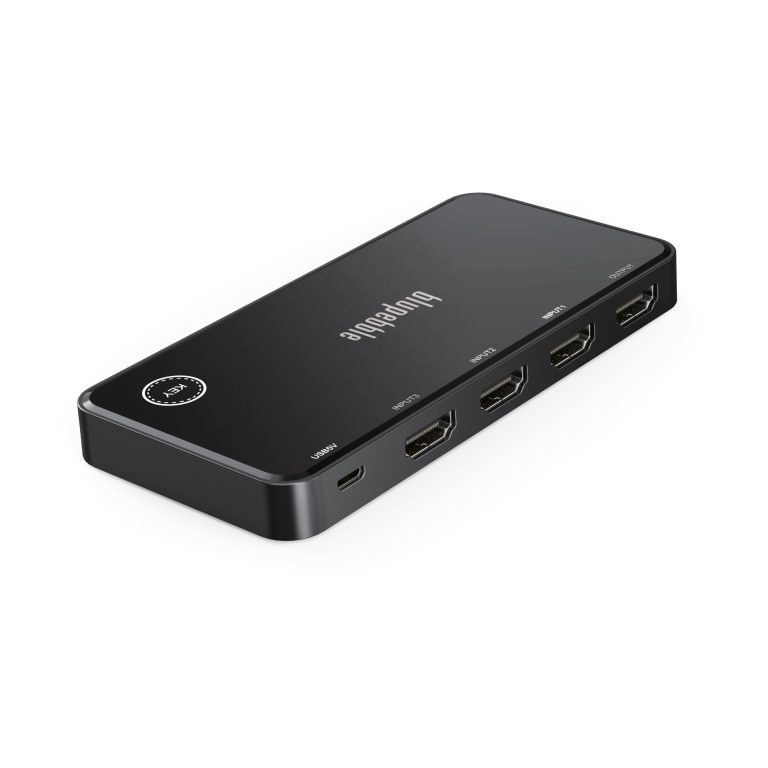 Blupebble 3in1 HDMI Switch (Supports the highest resolution 4K@60Hz/HDR) Black