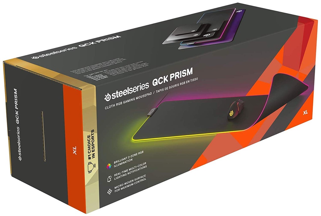 SteelSeries QcK Prism Cloth - XL  Mouse pad
