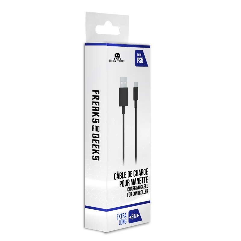 Freaks And Geeks Cable type-C for 1 controller PS5 3 meters