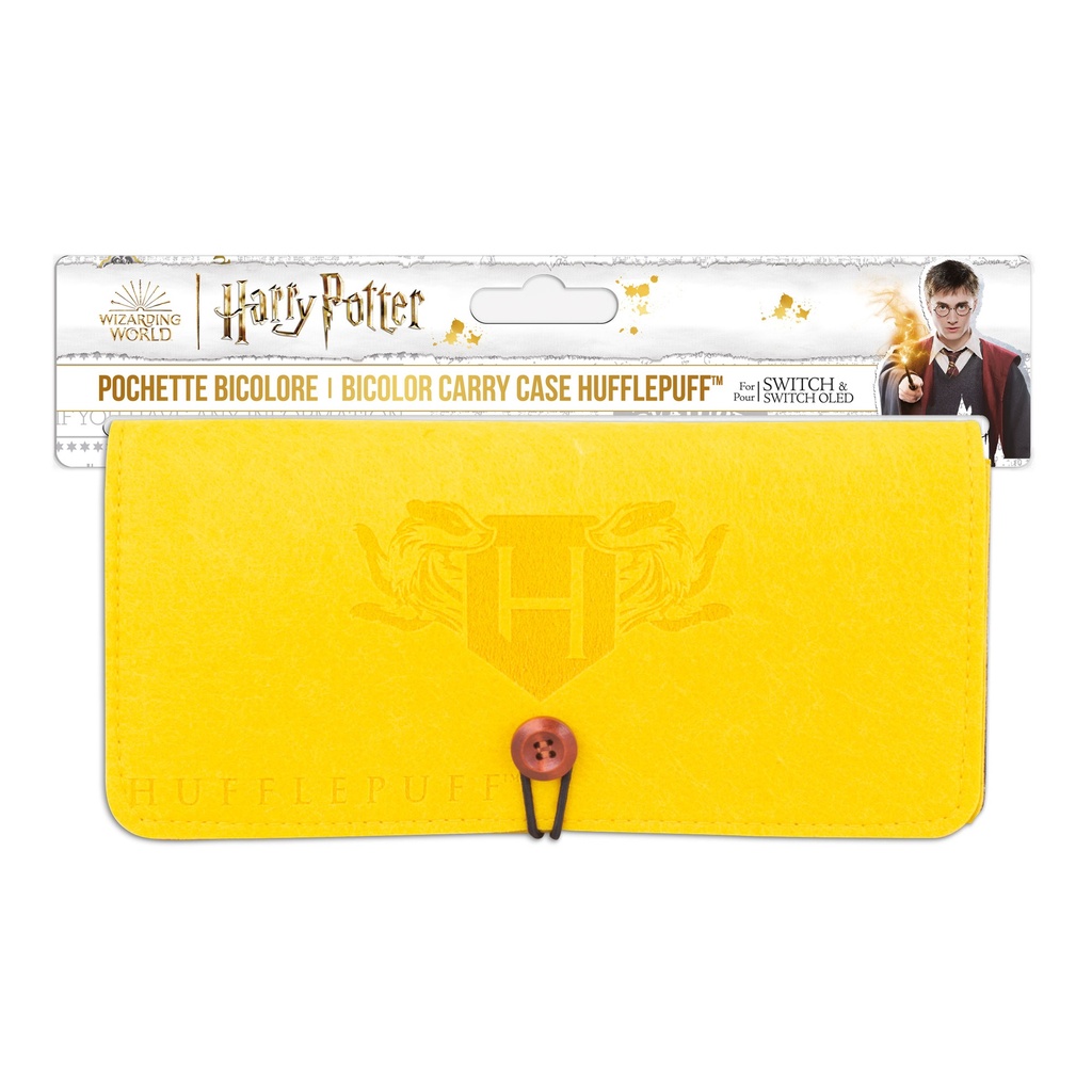 Freaks and Geeks Harry Potter Hufflepuff - Felt Pocket for Switch