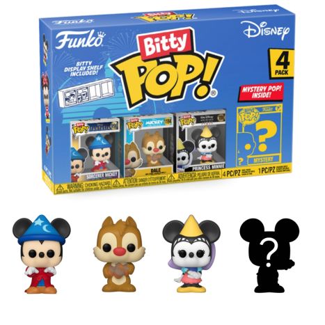 Funko Bitty Pop! Disney: Disney Classic - Sorcerer Mickey 4PK