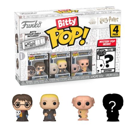 Funko Bitty Pop! Movies: Harry Potter - Harry in Robe with Scarf 4pk