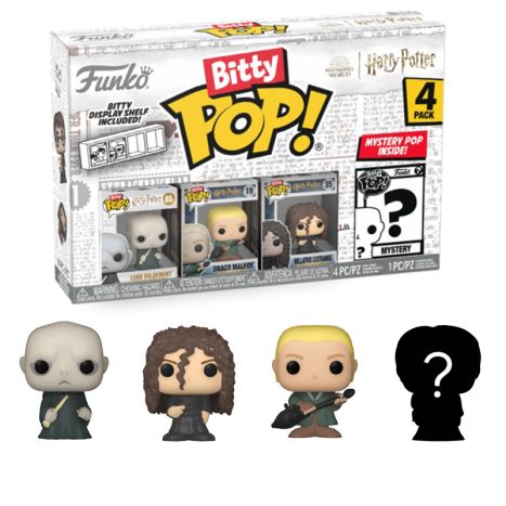 Funko Bitty Pop! Movies: Harry Potter -  Voldemort 4pk