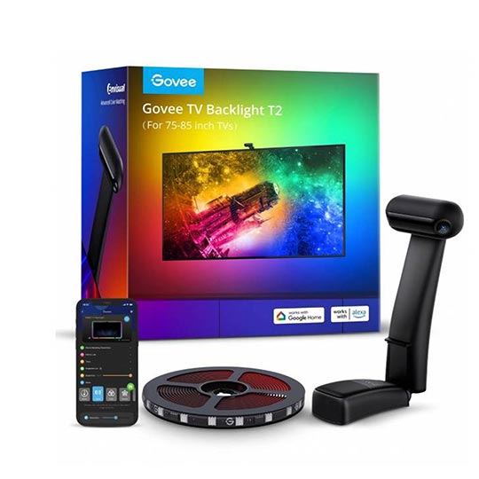 Govee Envisual TV Backlight T2 Govee Envisual TV Backlight T2 with Dual Cameras  (55~65 inch)