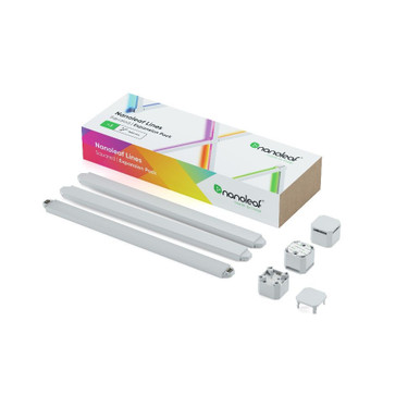 Nanoleaf Lines Squared  Expansion  White  3 Pack  Lines Only 