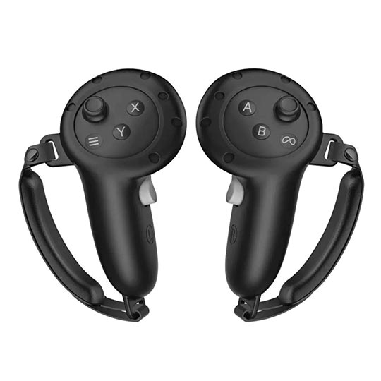 Blupebble Elite Silicone Hand Grip Black Cover for Meta Quest 3