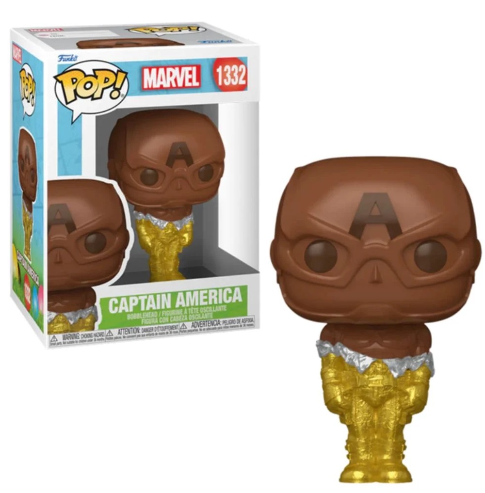 Funko Pop! Marvel: Captain America (Chocolate)