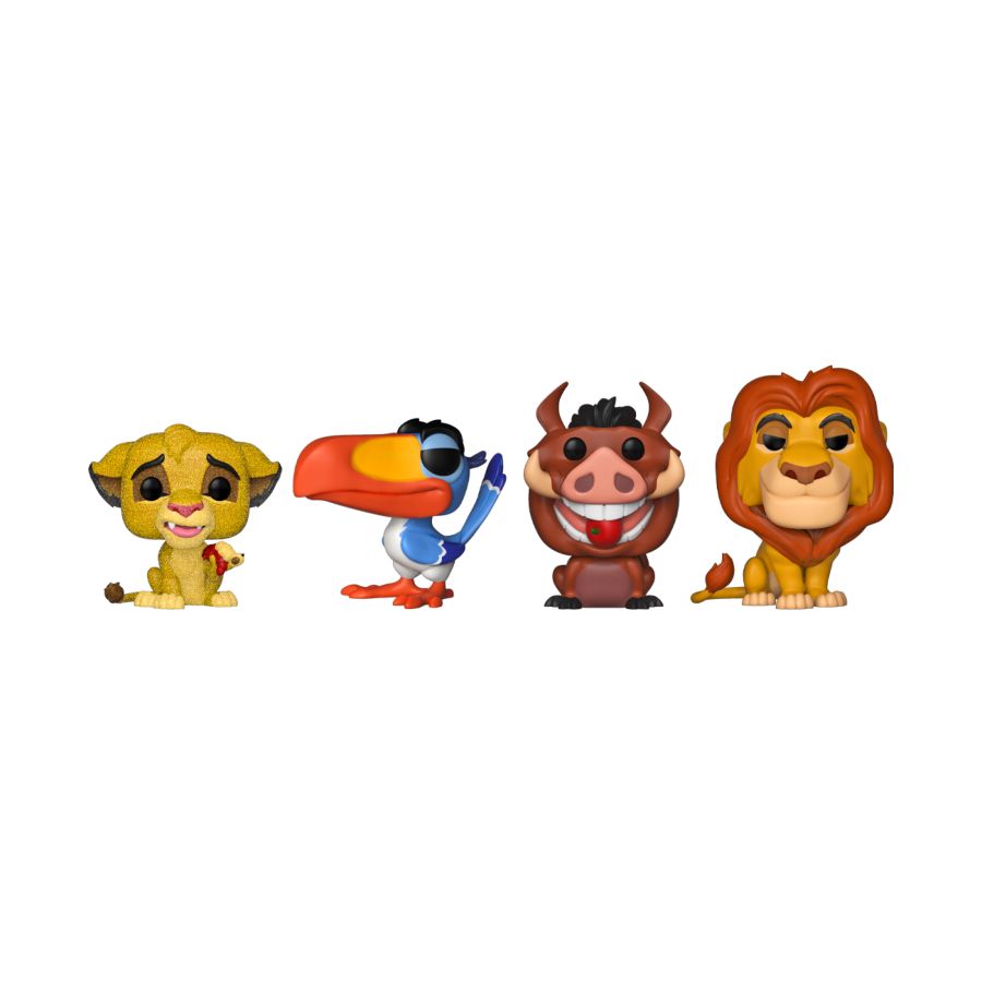Funko Pop! Disney: The Lion King - Lion King S2 4pk (GL)(Exc)