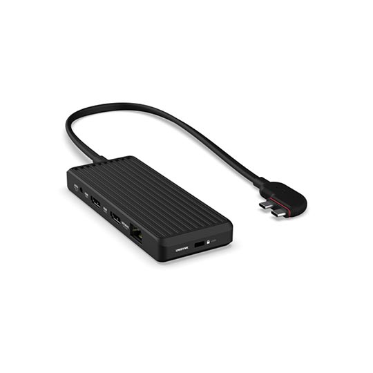 UNISYNK 10 PORT HUB USB C 100W DUAL SCREEN FOR MAC BLACK